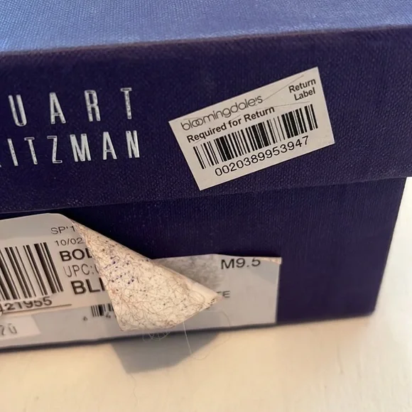 Stuart Weitzman nero Lizette size 9.5 black - Picture 6 of 7